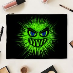 Monster Green Evil Common Cosmetic Bag (xl)