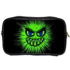 Monster Green Evil Common Toiletries Bag (one Side) by HermanTelo