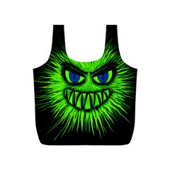 Monster Green Evil Common Full Print Recycle Bag (s)