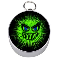 Monster Green Evil Common Silver Compasses by HermanTelo