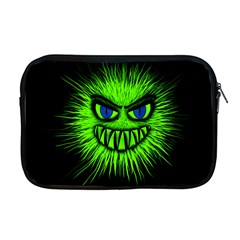 Monster Green Evil Common Apple Macbook Pro 17  Zipper Case by HermanTelo