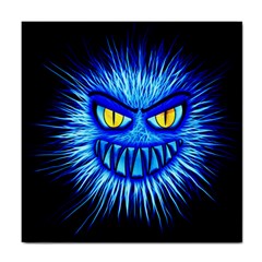 Monster Blue Attack Tile Coasters by HermanTelo