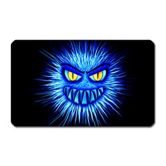 Monster Blue Attack Magnet (rectangular) by HermanTelo