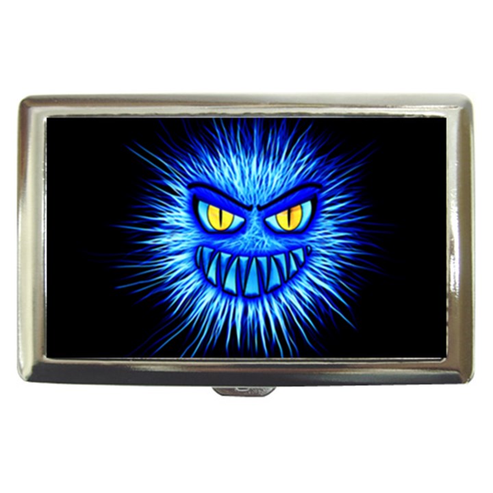 Monster Blue Attack Cigarette Money Case