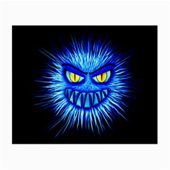 Monster Blue Attack Small Glasses Cloth by HermanTelo