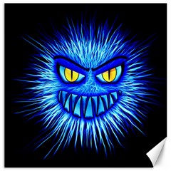 Monster Blue Attack Canvas 16  X 16  by HermanTelo