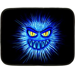 Monster Blue Attack Fleece Blanket (mini)