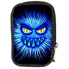 Monster Blue Attack Compact Camera Leather Case