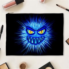 Monster Blue Attack Cosmetic Bag (xl) by HermanTelo