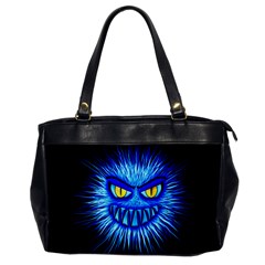 Monster Blue Attack Oversize Office Handbag by HermanTelo