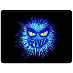 Monster Blue Attack Fleece Blanket (large) 