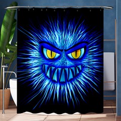 Monster Blue Attack Shower Curtain 60  X 72  (medium)  by HermanTelo