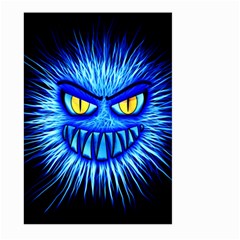 Monster Blue Attack Large Garden Flag (two Sides) by HermanTelo