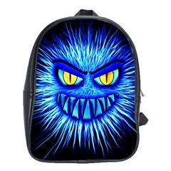 Monster Blue Attack School Bag (xl)