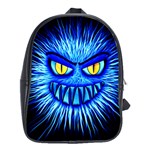 Monster Blue Attack School Bag (XL) Front