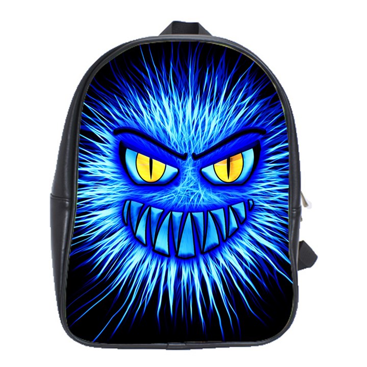 Monster Blue Attack School Bag (XL)