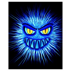 Monster Blue Attack Drawstring Bag (small)