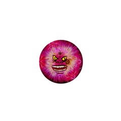 Monster Pink Eyes Aggressive Fangs 1  Mini Magnets by HermanTelo