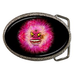 Monster Pink Eyes Aggressive Fangs Belt Buckles by HermanTelo