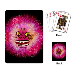 Monster Pink Eyes Aggressive Fangs Playing Cards Single Design