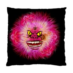 Monster Pink Eyes Aggressive Fangs Standard Cushion Case (one Side)