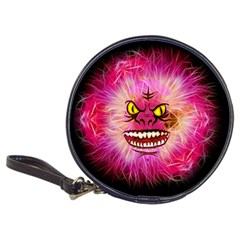 Monster Pink Eyes Aggressive Fangs Classic 20-cd Wallets by HermanTelo