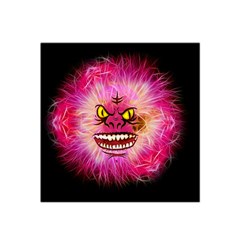 Monster Pink Eyes Aggressive Fangs Satin Bandana Scarf