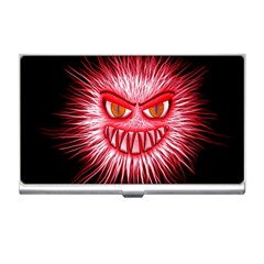 Monster Red Eyes Aggressive Fangs Business Card Holder