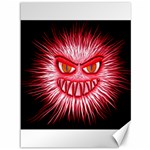 Monster Red Eyes Aggressive Fangs Canvas 36  x 48  35.26 x46.15  Canvas - 1