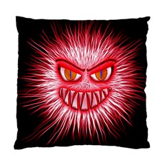 Monster Red Eyes Aggressive Fangs Standard Cushion Case (two Sides)