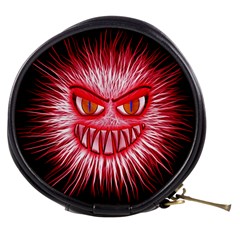 Monster Red Eyes Aggressive Fangs Mini Makeup Bag