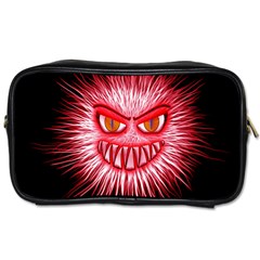 Monster Red Eyes Aggressive Fangs Toiletries Bag (one Side)