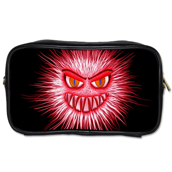 Monster Red Eyes Aggressive Fangs Toiletries Bag (One Side)