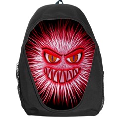 Monster Red Eyes Aggressive Fangs Backpack Bag by HermanTelo