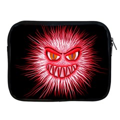 Monster Red Eyes Aggressive Fangs Apple Ipad 2/3/4 Zipper Cases by HermanTelo