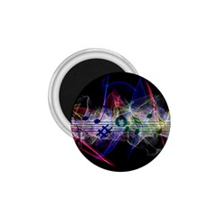 Particles Music Clef Wave 1 75  Magnets by HermanTelo