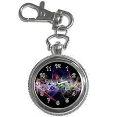 Particles Music Clef Wave Key Chain Watches by HermanTelo