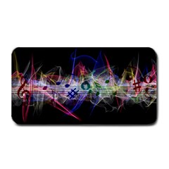 Particles Music Clef Wave Medium Bar Mats by HermanTelo