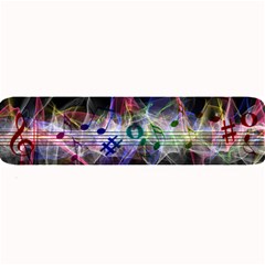 Particles Music Clef Wave Large Bar Mats by HermanTelo