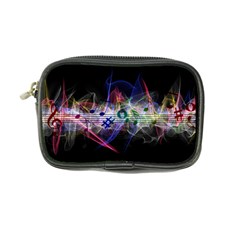 Particles Music Clef Wave Coin Purse