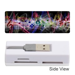 Particles Music Clef Wave Memory Card Reader (stick)