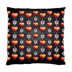 Love Heart Background Valentine Standard Cushion Case (one Side)