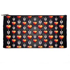 Love Heart Background Valentine Pencil Cases