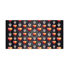 Love Heart Background Valentine Yoga Headband