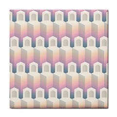 Seamless Pattern Background Entrance Tile Coasters by HermanTelo