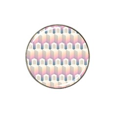 Seamless Pattern Background Entrance Hat Clip Ball Marker (4 Pack)