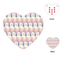 Seamless Pattern Background Entrance Playing Cards (heart)