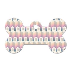 Seamless Pattern Background Entrance Dog Tag Bone (one Side)