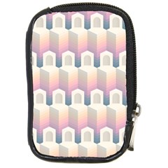 Seamless Pattern Background Entrance Compact Camera Leather Case