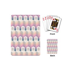 Seamless Pattern Background Entrance Playing Cards (mini)